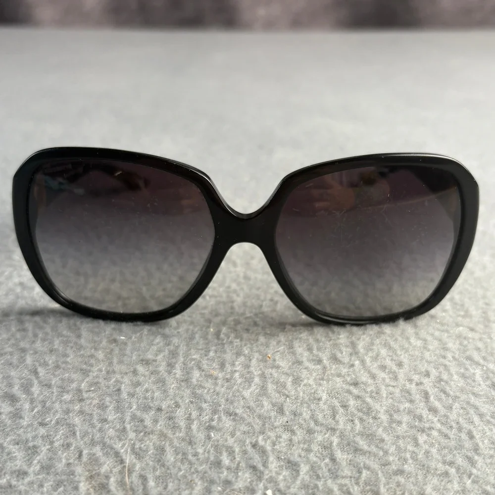Versace 4212-B Medusa Crystal Sunglasses Black Gold Butterfly 57-16-135